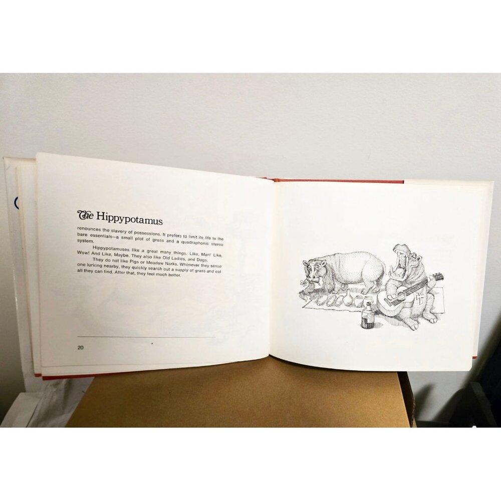 The American Bestiary by Anne Folsom 1976 1st Edition HC DJ Vintage Humor 70s - Picture 6 of 9